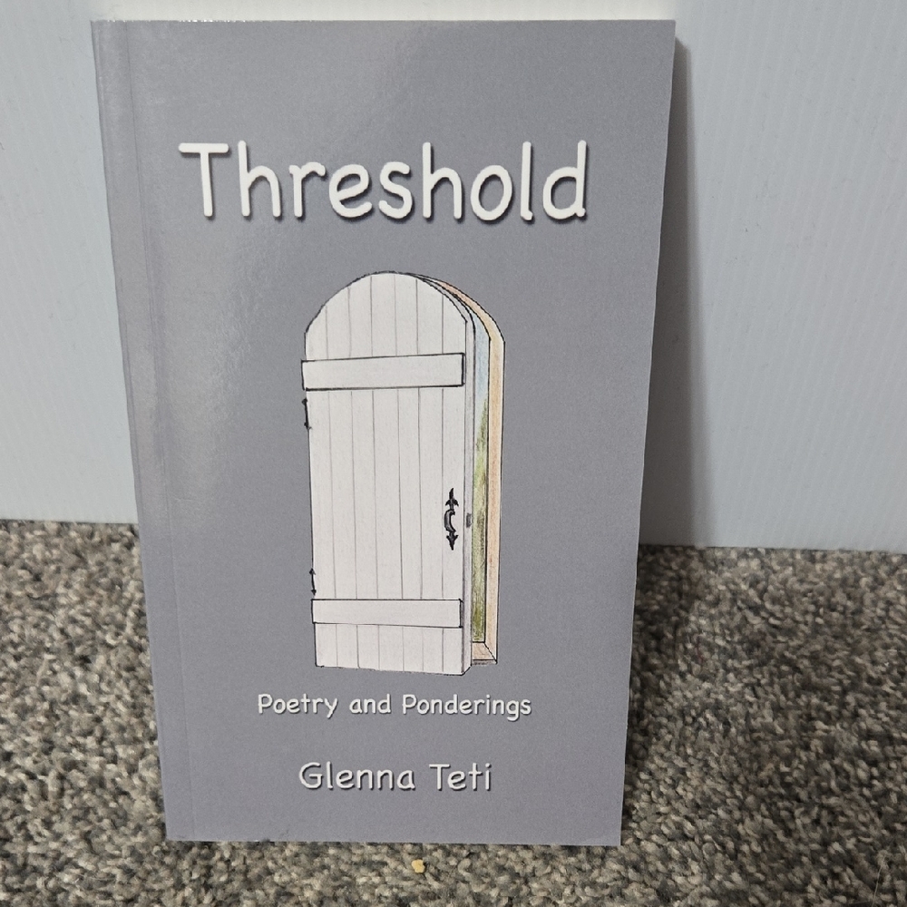 Threshold Poetry Paperback Book by Glenna Teti, Excellent Condition Like New